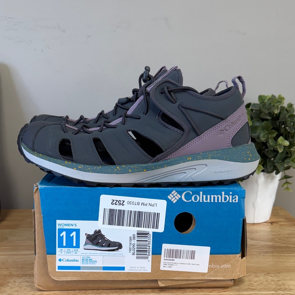 Columbia Women's Trailstorm H20, Dark Grey/Deep Wisteria, 11